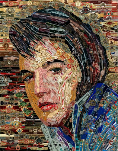 Art collage wall decor - decor, gift